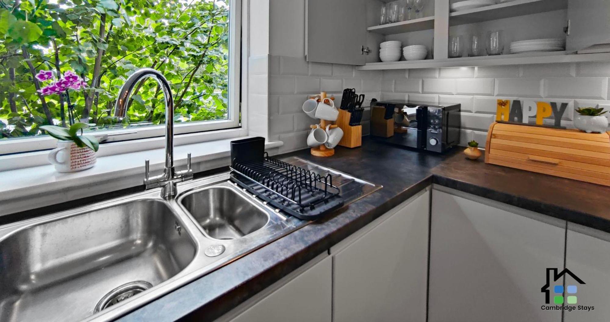 Cambridge Stays Riverside Apart Hotel With 2Br Flats At The City Centre-Parking-Balcony Exterior foto