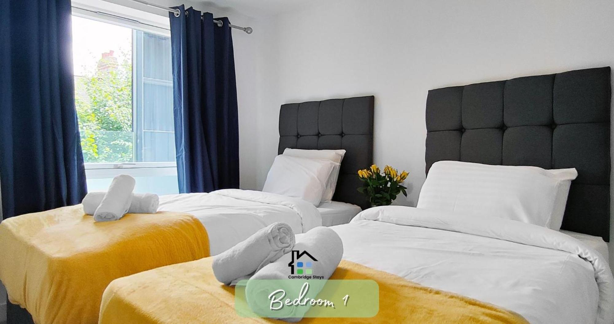 Cambridge Stays Riverside Apart Hotel With 2Br Flats At The City Centre-Parking-Balcony Exterior foto