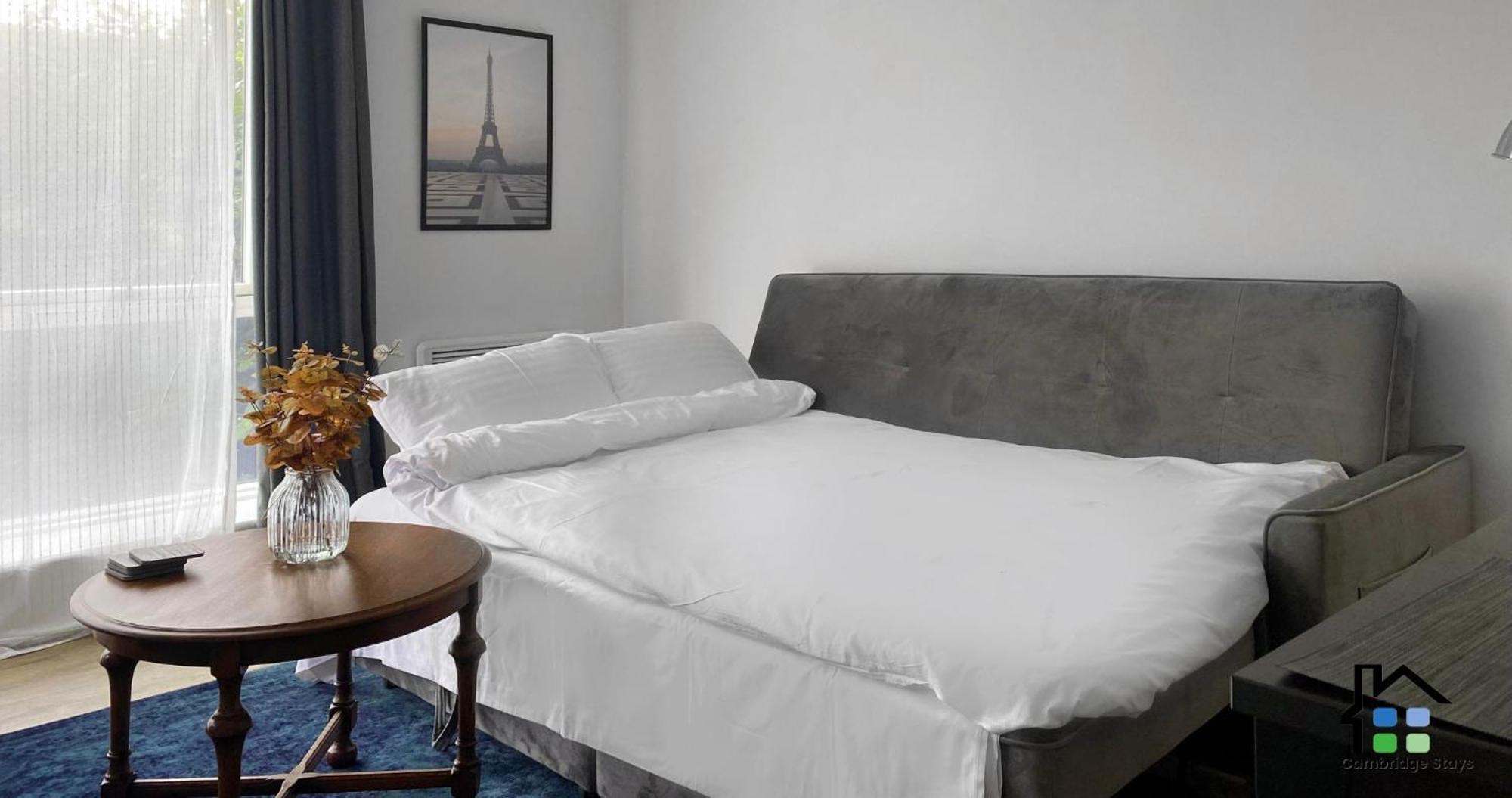 Cambridge Stays Riverside Apart Hotel With 2Br Flats At The City Centre-Parking-Balcony Exterior foto